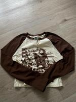 crop top ~ braun beige ~ y2k Hessen - Driedorf Vorschau