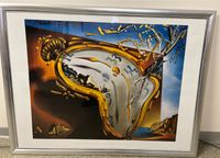 SALVADOR DALI Die weiche Uhr  -  Kunstdruck/Poster mit Rahmen Saarland - Mandelbachtal Vorschau