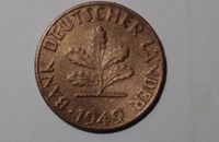 Münze, Geldstück, 1 Pfennig, Bank Deutscher Länder, 1949 Niedersachsen - Langelsheim Vorschau