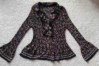 Kriss Sweden Blus Jannice plissierte Bluse Bortenprint NP 49,95€ Bayern - Regensburg Vorschau
