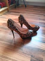 Jumex Plateau High Heels – Leoparden-Look – Größe 40 – 14 cm Niedersachsen - Papenburg Vorschau