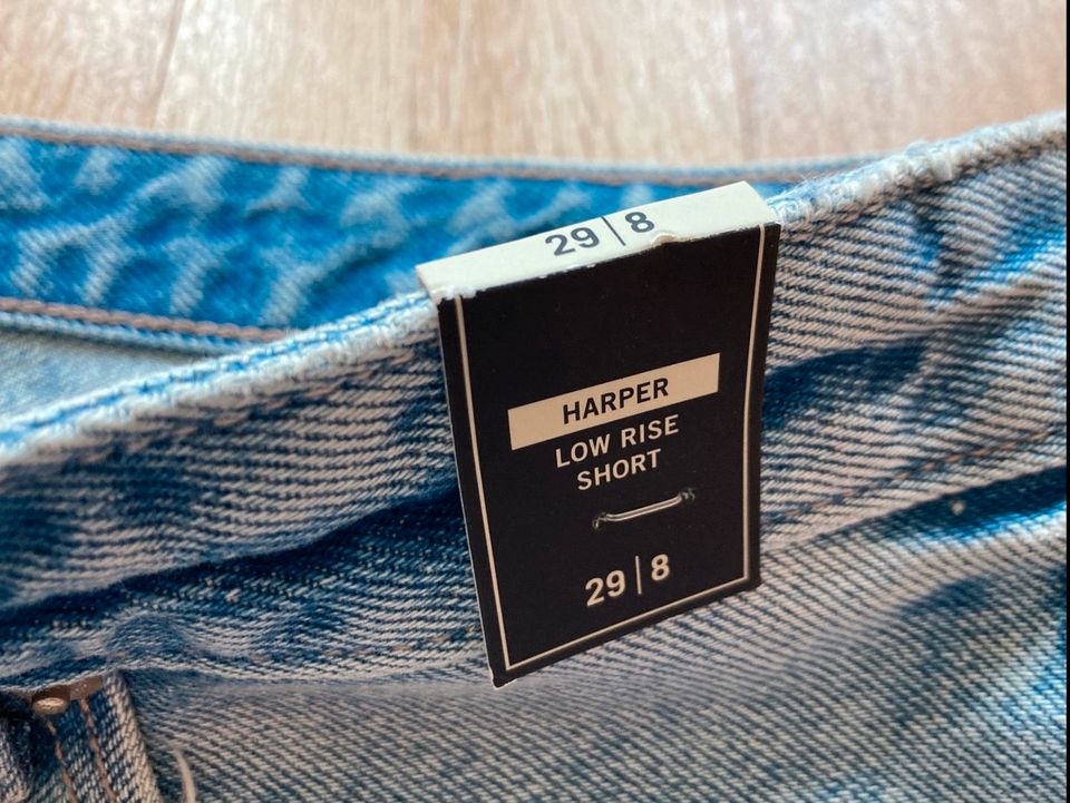 ABERCROMBIE&FITCH Harper Low Rise Shorts W29 Jeansshorts bestickt in Dortmund