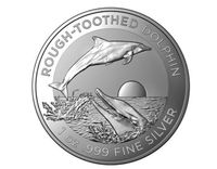 Silbermünze Rauzahndelfin 2023 1oz Silber Dolphin Rough-Toothed Niedersachsen - Fürstenau Vorschau