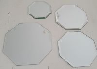 Tischdeko Spiegel Platte / Teller FORMANO 6 eckig ab Niedersachsen - Emsbüren Vorschau