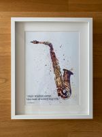 Wandbild Jazz Saxophon 40 x 50 Baden-Württemberg - Heidelberg Vorschau