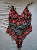 Body, Spitze schwarz/ rot sexy 48/50 neu Bayern - Schöllkrippen Vorschau