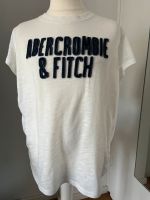 Abercrombie & Fitch Shirt t-Shirt weiß  blau S Frankfurt am Main - Seckbach Vorschau