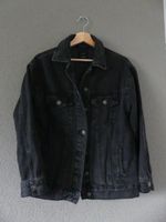 schwarze oversize Denim-Jeansjacke von "Bershka", Größe XXS Baden-Württemberg - Bad Rappenau Vorschau