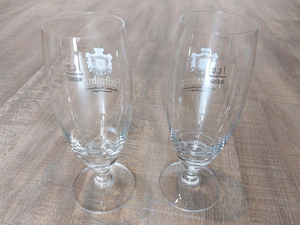 2x Fürstenberg Bierglas Pokal 0,3l Pils Tulpe Pilsner Bier Glas in Heilbronn