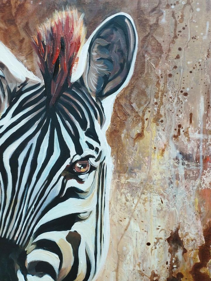 Wandbild modern Zebra Acryl auf Leinwand 50x70 in Bayern - Kaufbeuren |  eBay Kleinanzeigen ist jetzt Kleinanzeigen