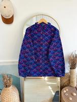 Vintage Azteken Fleecejacke Lila Bunt Fleece Boho Hippie Frühling Baden-Württemberg - Freiburg im Breisgau Vorschau