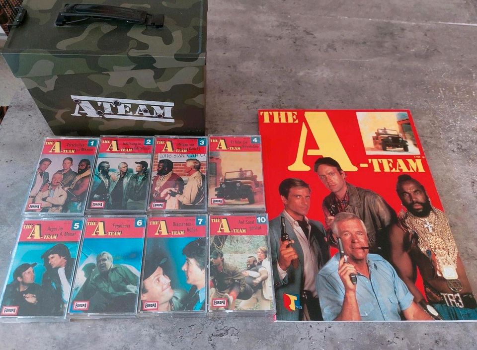 The A-Team Fanpaket DVD Metallbox MCs Buch Shirt in Rastow