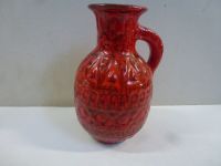 Vintage BAY KERAMIK Fat Lava Vase 93 17 rot West German 70er Bayern - Freilassing Vorschau