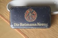Blechdose alt Die Rotmann Krone Zigaretten um 1940 ca rar urig Nordrhein-Westfalen - Windeck Vorschau