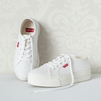 Levi’s Damen Plateau Sneaker ✨ Tijuana Canvas Low Top ✨ Weiß 38 Kiel - Mettenhof Vorschau
