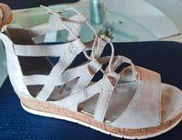Jana Sandale Komfortschuh Gr.8 weite H Zierschnürung Bergedorf - Kirchwerder Vorschau