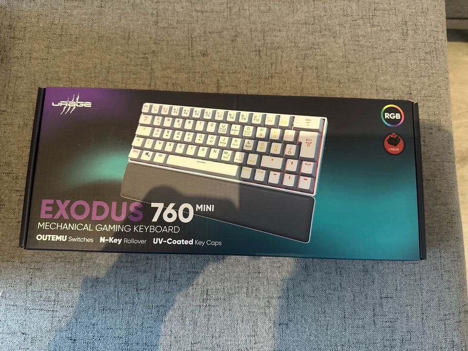 uRage Gaming-Keyboard Exodus 760 Mechanical Mini, Tastatur mit Ab in Wesel