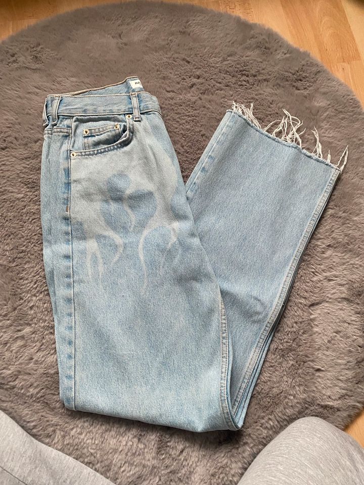 Blaue breite Jeans in Augsburg