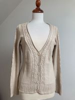 Strickjacke in beige Größe 36/38 Bayern - Bruckmühl Vorschau