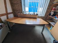 Schreibtisch (Buche-Multiplex/Alu) Niedersachsen - Giesen Vorschau
