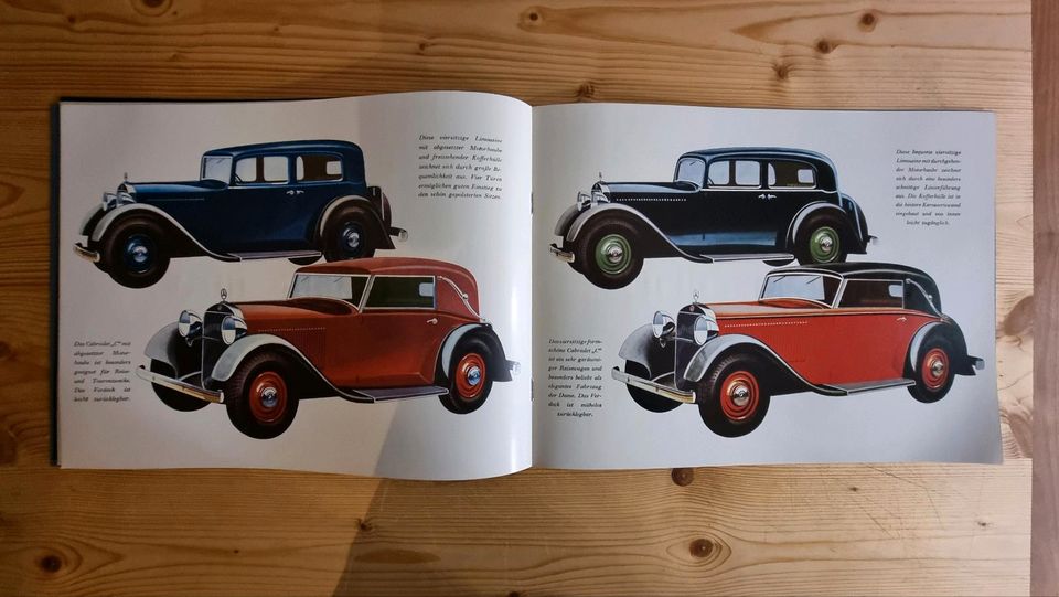 Mercedes Benz Typ 170 Prospekt Brochure Nachdruck 1975 in Ehingen (Donau)