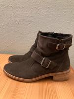 Paul Green Stiefelette mit Schnallen grau 39 Leder Berlin - Mitte Vorschau