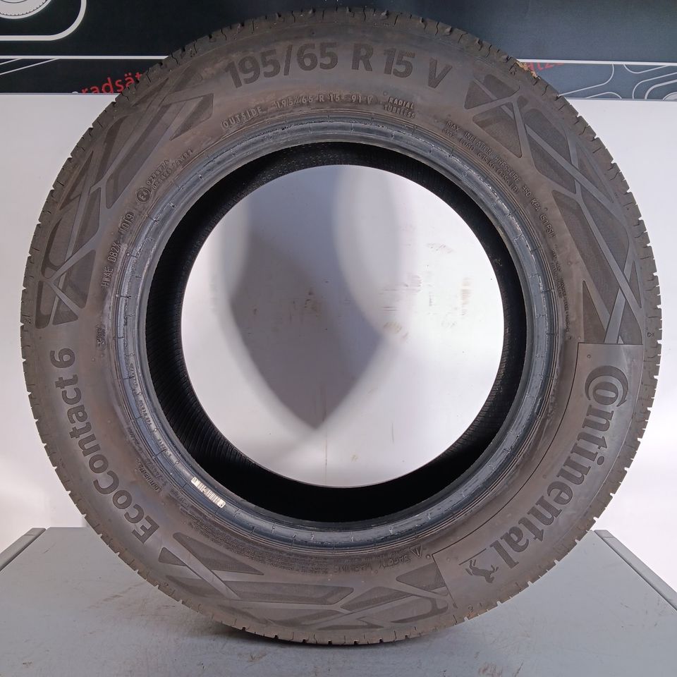 195/65R15 91V Sommerreifen Continental EcoContact 6 2Stk #250 in Nagold