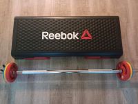 Reebok Step + Langhantelstangel inkl. Gewichte Hamburg-Nord - Hamburg Langenhorn Vorschau