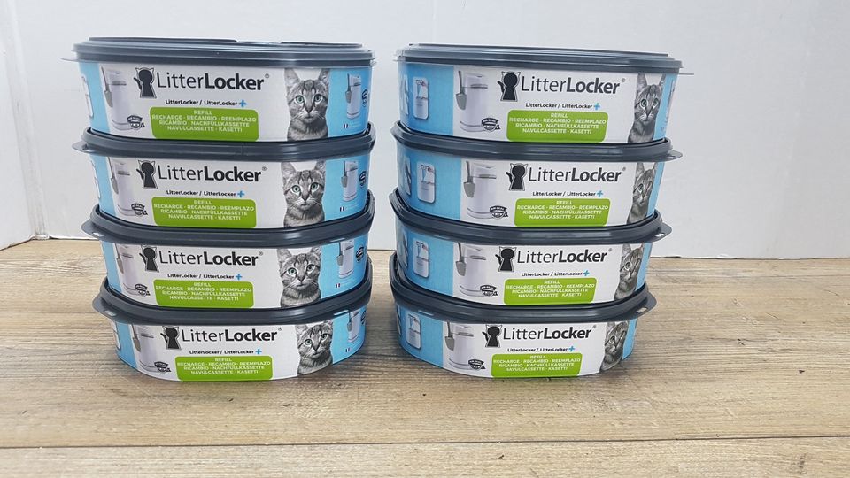 LitterLocker Fashion 8x Nachfüllkassette Katzenstreu Entsorgung in Herten