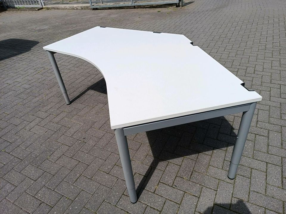 Winkelschreibtisch Steelcase Büromöbel Schreibtisch weiß in Hamm