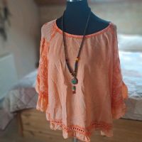 Schöne apricot bluse Italien neu!! Bayern - Dollnstein Vorschau