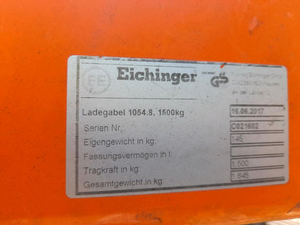 Krangabel Ladegabel Eichinger in Waging am See