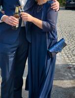 Abendkleid dunkelblau Gr.44 und Bolero Brandenburg - Elsterwerda Vorschau