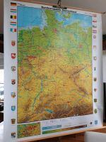 Orig. Schulkarte Rollkarte groß 170x210cm Deutschland DUO Bayern - Lichtenfels Vorschau