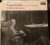 LP Vinyl Frédéric Chopin Sonate b-Moll op 35 Wilhelm Backhaus LP Baden-Württemberg - Wangen im Allgäu Vorschau