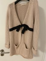 Schumacher Strickjacke beige schwarz Schleife Baumwolle Kaschmir Baden-Württemberg - Heidelberg Vorschau