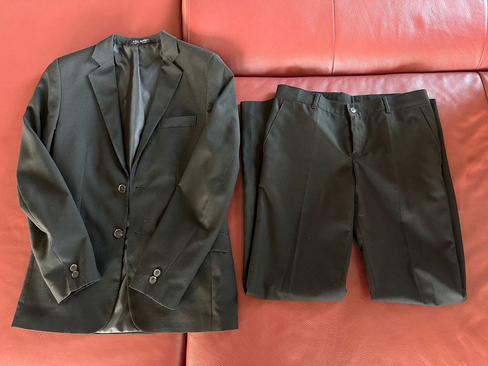 Anzug Jacke Jackett Hose Anthrazit/schwarz ab 10€ Gr 164 170 +176 in Gießen