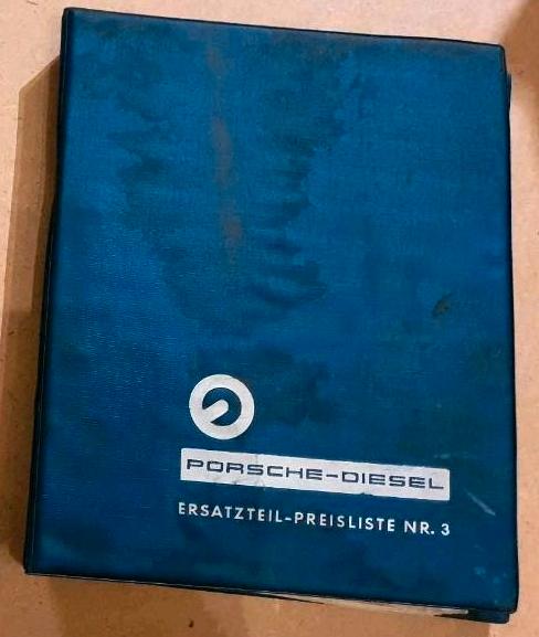 Porsche Diesel Preisliste Ersatzteile Nummer Nr  3 in Wernersberg