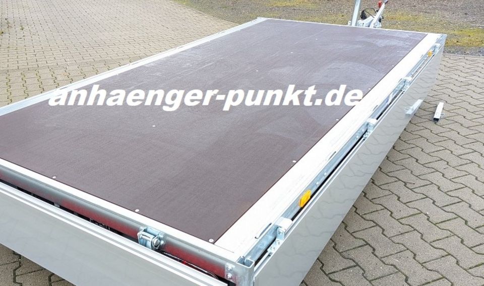 PKW PROFI Anhänger 3 m TIEFFAHRWERK LH 56 cm 2000kg 2,0t TANDEM in Rheinberg