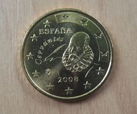 Spanien 2008 - 50 Cent Kursmünze, unzirkuliert Niedersachsen - Leiferde Vorschau