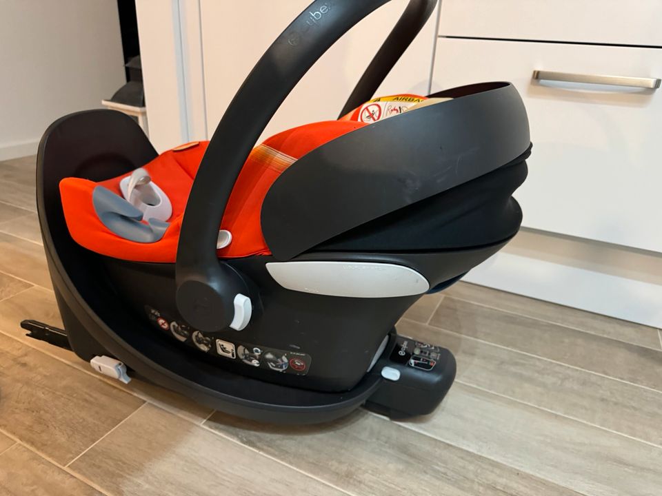 Cybex Aton M i-Size Autumn Gold - Isofix in Roth