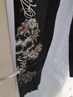 Tredy Jeans Hose mit Aufdruck Gr.42 Kreis Pinneberg - Wedel Vorschau