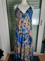 Bunt beige Neckholder Kleid Maxikleid Blumen 101 IDEES M 38 L 40 Nordrhein-Westfalen - Werl Vorschau