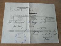 Quittung Gerichtskosten von 1947 Schleswig-Holstein - Bad Bramstedt Vorschau