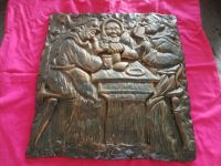 Goly Metall Patina Wand Relief Mittelalter Motiv Wirtshaus / 54II Hessen - Bad Homburg Vorschau