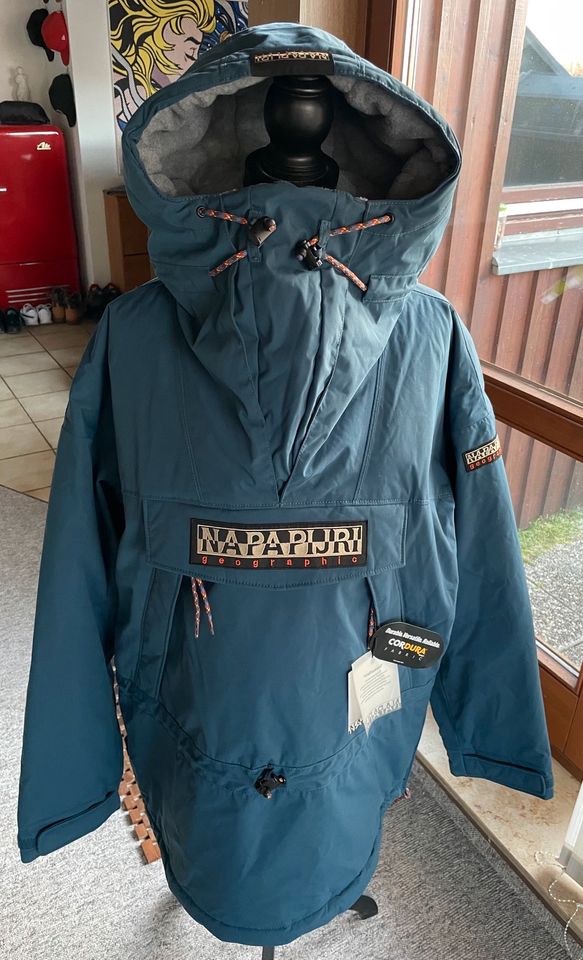 Napapijri Skidoo Lavaredo Jacke Skijacke Parka L/XL Herren Blau in Öhringen