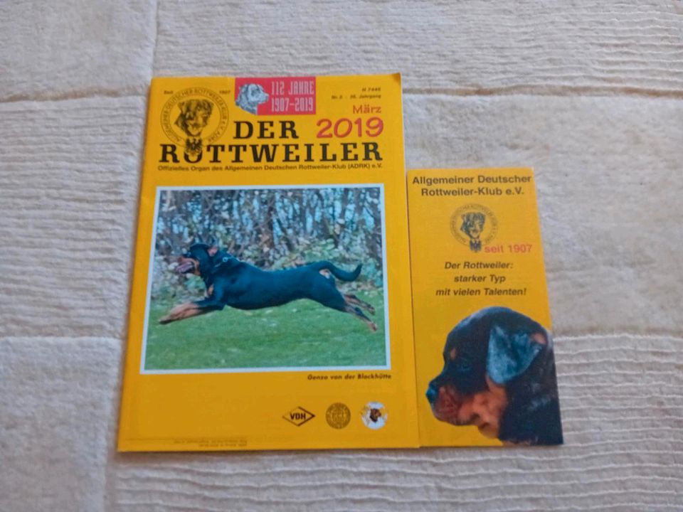 Zeitschrift DER ROTTWEILER 112 Jahre in Rottweil