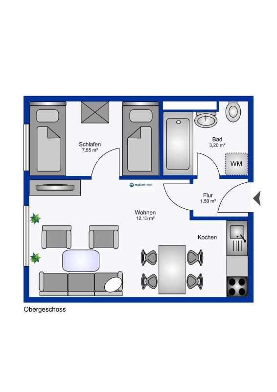 Entspannung an der Nordsee: Wohnung zum Wohlfühlen in Dornumersiel in Dornum