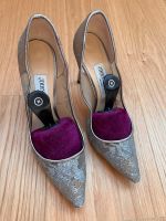 Original Jimmy Choo Pumps aus Stoff 37 Silber München - Altstadt-Lehel Vorschau