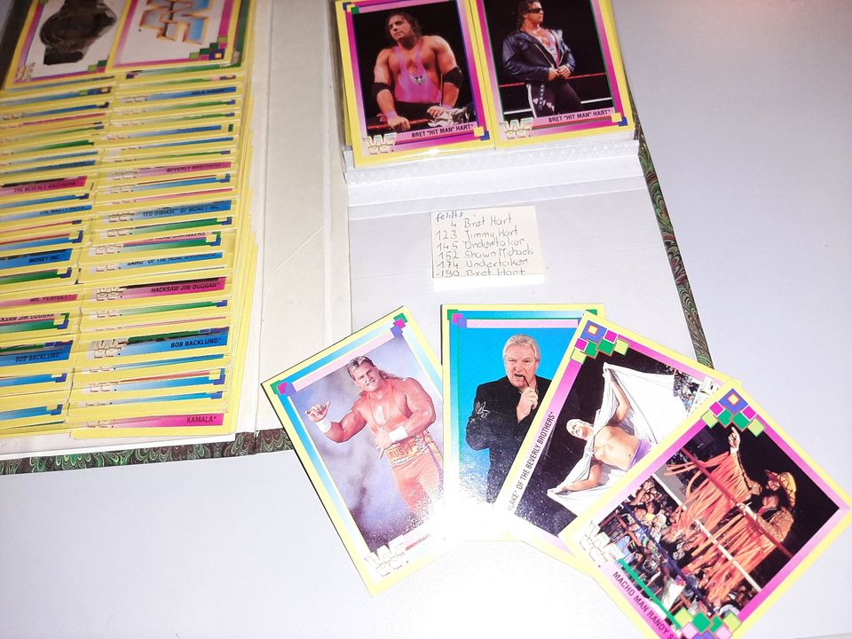 WWF Trading Cards, Merlin 1993, Sammelkarten, 190 Stück in Ellgau